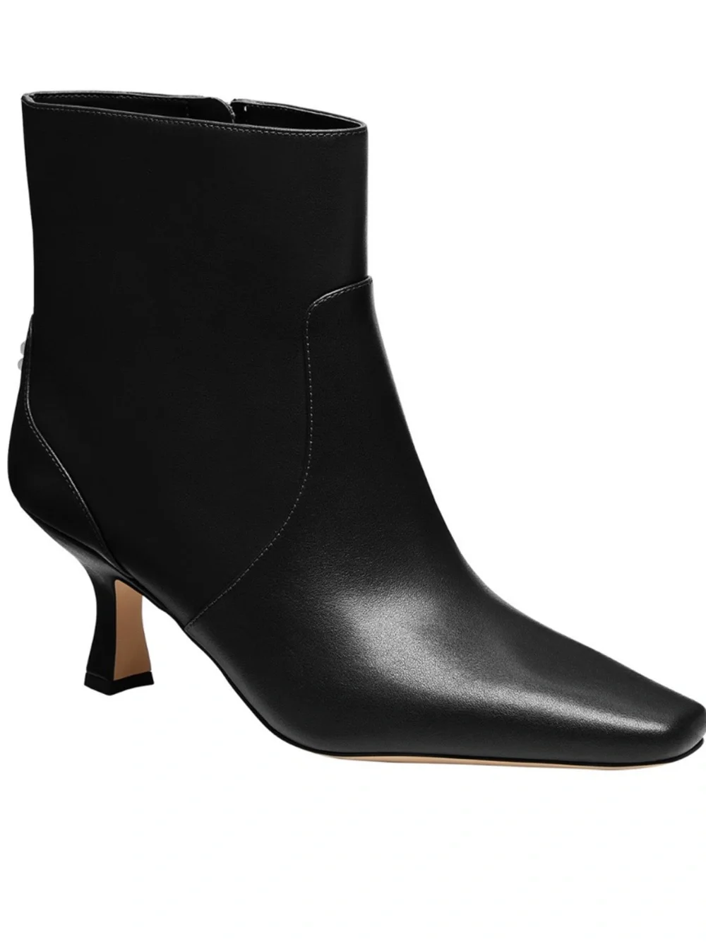 Coach Women's Sculpted C Kitten Heel Booties